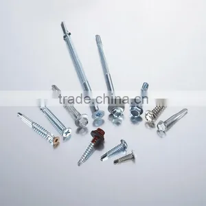 Hex Flange Head Wood Screws Type 17 With PVC Washer Series thumbnail-2