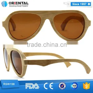 2015 Most Popular Vintage Retro Wood Sunglass Factory Sunglasses Mens thumbnail-1