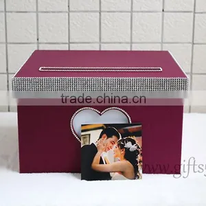 High Quality Wedding Card Box With Photo Frame / Event Card Boxes thumbnail-2