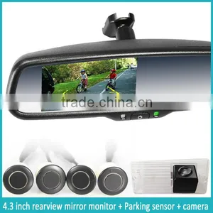 4.3 Inch Car Mirror Monitor Rear View Mirror Car Monitor 4.3 Inch Lcd Monitor With Car Radar Detector thumbnail-1