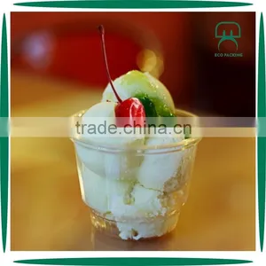 Custom Logo PET 6 oz 240ml Ice Cream Cup Plastic With Lid thumbnail-1