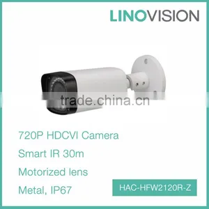 Water-proof 1.3MP 720P Motorized Lens Bullet HDCVI Camera With 30m Smart IR thumbnail-1