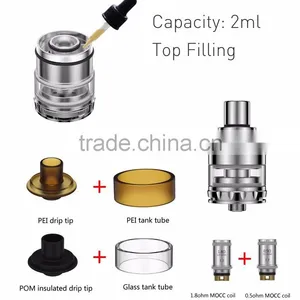 Youde 2ml Mini Atomizer Mesmer Subohm Vapor Tank Designed With Goblin Mini Bottom Airflow System thumbnail-5