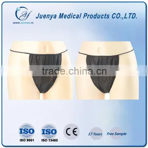 Black Disposable Spa T-shape Pants Disposable T-back, Thong Bikini thumbnail-2