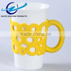 Classic Ceramic Cup Coffee Cup Mug Silicone Cup Sleeve thumbnail-5