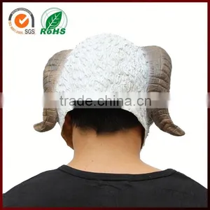 Halloween Costumes Rubber Animal Goat Full Head Latex Mask for Women thumbnail-3