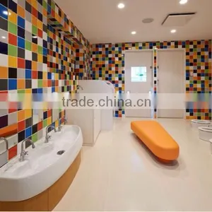 Special White and Black Scrawl China Floors Marble Mosaic thumbnail-1