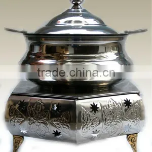 Hotel Chaffing Dish, Food Warmer Chaffing Dish, Buffet Chafing Dish Food Warmer, Round Buffet Chafing Dish thumbnail-1
