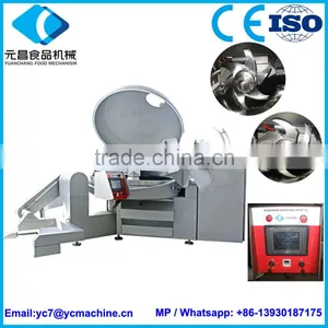 High-speed Vacuum Meat Bowl Cutter For Sausage / Bowl Chopper Machine For Meat Processing thumbnail-1