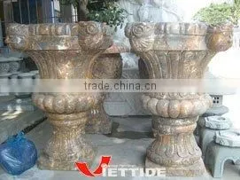 Hand Carved Marble Flowerpots thumbnail-1