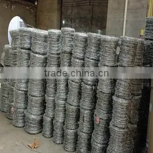 Galvanized Barbed Wire/single Strand Four Pints Barbed Wire/double Strands Barbed Wire thumbnail-1