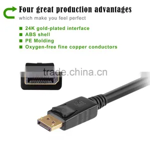 Voxlink New High Speed Gold Plated DisplayPort TO VGA/Aduio/HDMI/DVI Cable Adapter for Macbook thumbnail-6