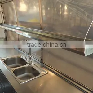 Customized Outdoor Fast Food Kiosk With Stainless Steel Kitchen thumbnail-6