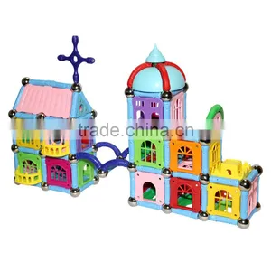 Hot Sale 2016 Fashion Wooden Magnetic Building Block for Kids thumbnail-1