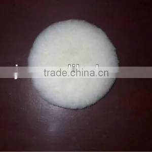 Wool Pad/lambskin Wool Bonnet/car Polishing Pad/wool Buffing Pad thumbnail-1