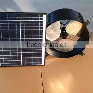 Vent Goods Solar Panel Roof Mounted Industrial Exhaust Fan 12v dc Solar Wall Fan for Home Appliances in Energy System thumbnail-2