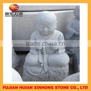 Cute Monk Prayer Beads Statue With Taking Prayer Beads thumbnail-4