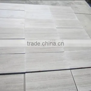 White Wood Grain Wood Marble Interior Wall Cladding thumbnail-5