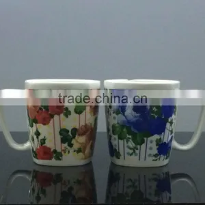 Square Porcelain Coffee Mug With Printing thumbnail-5