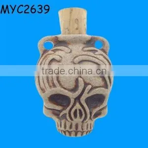 Skull Designs Ceramic Bottles for Spirits thumbnail-1