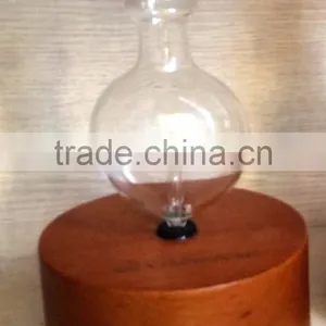 Elegant Wooden and Glass LED Aroma Diffuser Nebulization Essential Oil Diffuser thumbnail-1