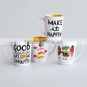 Two Tone Belly-shape Mug With Decal thumbnail-1