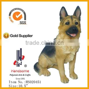 10.5 Inch Resinic Figurine Animal Sculpture Shepherd Dogs for Sale thumbnail-1