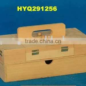 China Supplier Wholesale Natural Wooden Accordion Sewing Box thumbnail-1