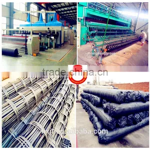 Erosion Control Steel Plastic Geogrid / Reinforcement /Biaxial Steel-plastic Sticking-welding Geogrids thumbnail-4
