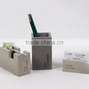 Fancy Concrete Desk Supplies Packing Tool Cement Mini Tape Dispenser thumbnail-2
