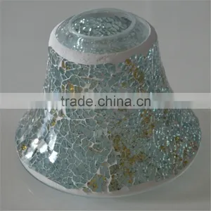 Small Glass Oil Lamp for Candle Mosaic Table Lamp thumbnail-6