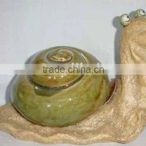 Ceramic Snail, Garden Decoration,outdoor Ornament thumbnail-1