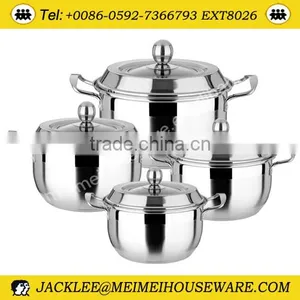 8pcs Induction Stainless Steel Cooking Pot thumbnail-1