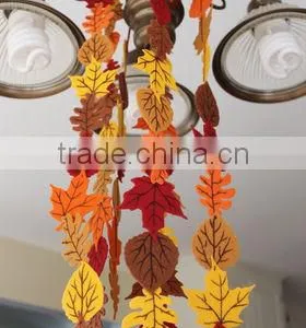 2017 Express Wholesale High Quality New Products Hot Sale Felt Home Decoration Artificial Autumn Leaves Made in China thumbnail-1