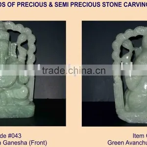 Precious and Semi Precious Stone Carving Statue Figure Sculpture thumbnail-1