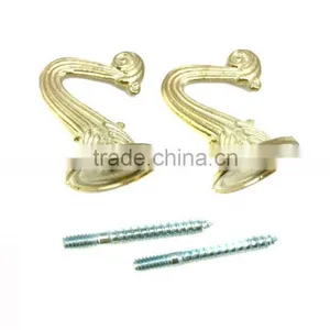 Nice Curtain Tie Backs With Brassed Finish 35mm, Hold Back With Screw, Tie Back With Screw thumbnail-6