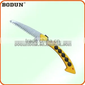 B9001 Yellow Plastic Handle Folding Saw&pruning Saw&hand Saw thumbnail-1