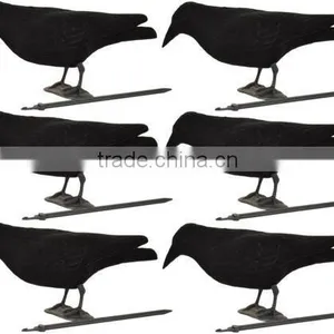 Full Body Flocked Crow Decoys thumbnail-1