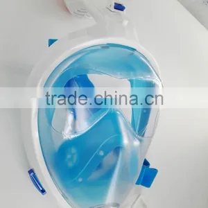 Full Face Snorkel Mask 2.0,2017 New Foldable Full Face Snorkeling Adult Scuba Diving Mask With Detachable GoPro thumbnail-1