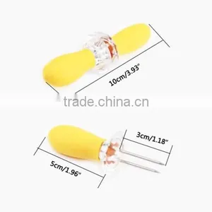 New Upgarde Safety Convenient Corn on the Cob Holders Skewers Needle Prongs For BBQ Barbecue thumbnail-1