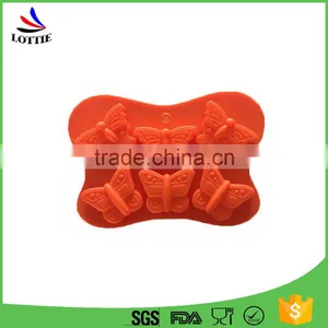 China Manufacturers 2016 Butterfly Shaped Silicone Ice Cube Tray thumbnail-3