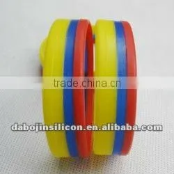 Ecuador Flag Silicone Bracelet Promotional Gifts thumbnail-1