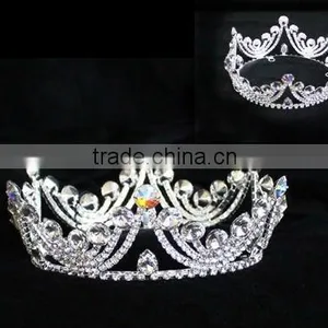 Women Pageant Jewellery Rhinestone Big Fashion Crown Tiaras H172-176 thumbnail-2