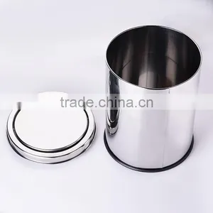 Office Recycling Garbage Bin With Swing Cover thumbnail-2