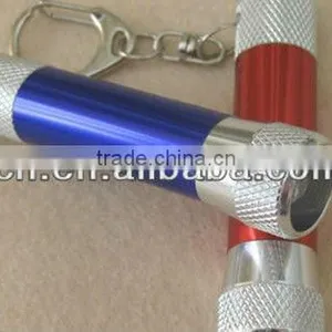 New Logo Metal LED Promotional Carabiner Torch Keyring thumbnail-1