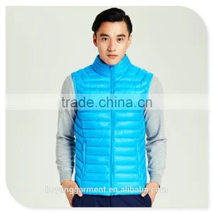 2015 Hot Sell Portable Men Down Vest for Winter thumbnail-1