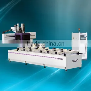 China SUDA Wood CNC Router Wood Engraving Machine HP3313 for Door and Furniture Making With CE thumbnail-1