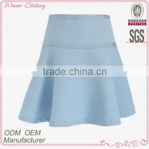 Graceful/elegant Easy Match 100% Cotton Formal Skirts Tops With Flare Hem thumbnail-1