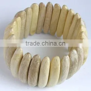 White Bone Bracelet thumbnail-1