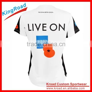 2016 Custom New Style Women's Loose Running Vest/shirt in Round/V Neck thumbnail-4
